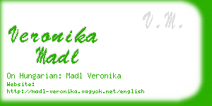 veronika madl business card